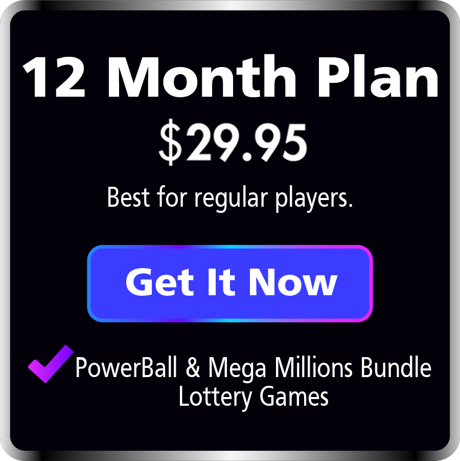 12 Month PowerBall & Mega Millions Bundle